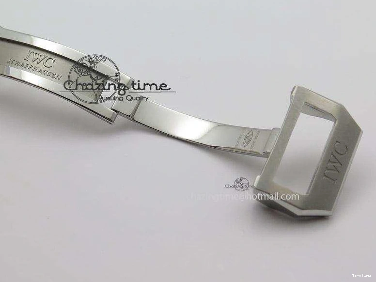 MIROTIME 0406 Portuguese Real PR IW500126 ZF 1:1 Best Edition Grey Red Dial On Black Leather Strap A52010 V Resilient 7333